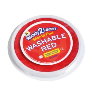 Jumbo washable paint/ink stamp pad: red – Arts & Crafts