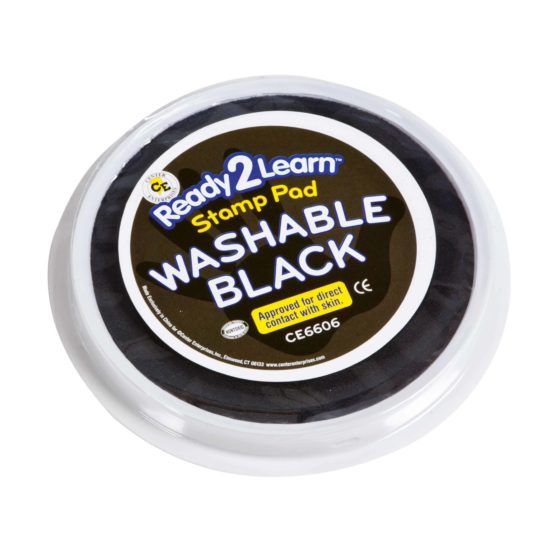 Jumbo washable paint/ink stamp pad: black – Arts & Crafts