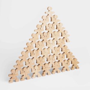 Full flock 32 pieces - Flockmen handmade wooden toys