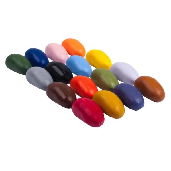Crayon Rocks dans un sac en coton (16 couleurs)