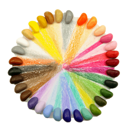 Crayon Rocks dans un sac en coton (32 couleurs)