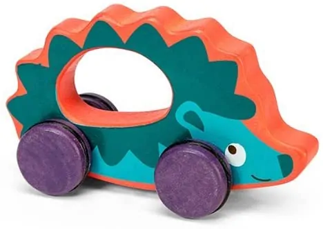 Sustainable wooden push along toy Harrison the Hedgehog - Le Toy Van