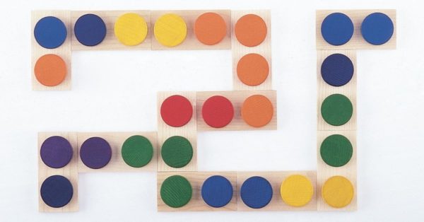 Wooden colour domino - SINA Spielzeug