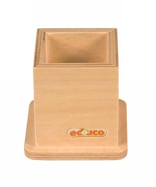 Wooden pencil holder: blank - Educo Arts & Crafts