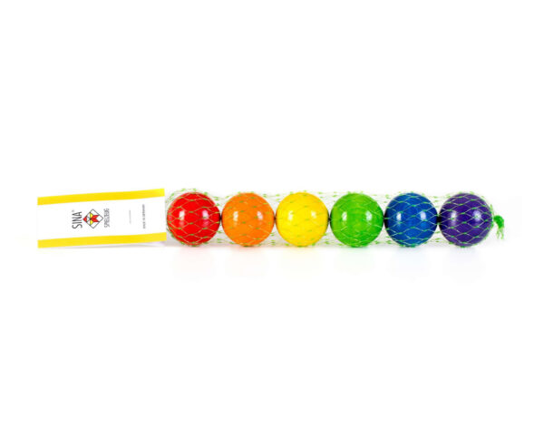 Big Wooden Rainbow Balls - SINA Spielzeug