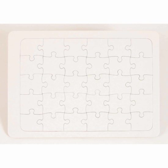 Blanko Puzzle aus Karton - Arts & Crafts