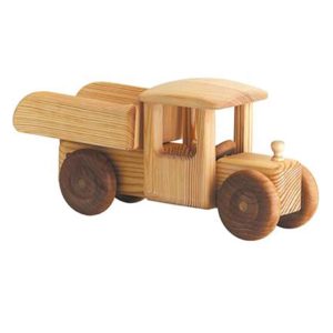 Large wooden toy tipping lorry - Debresk Sweden
