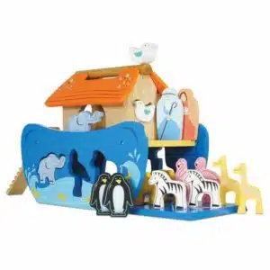 Sustainable wooden baby development toy Noah's Ark Shape Sorter - Le Toy Van Noah's Ark Shape Sorter - Le Toy Van