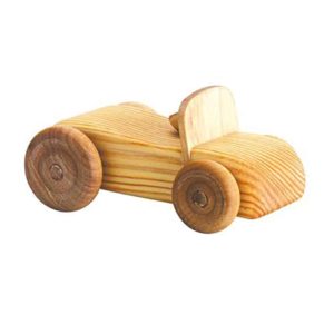 Small wooden toy sports car - Debresk Sweden