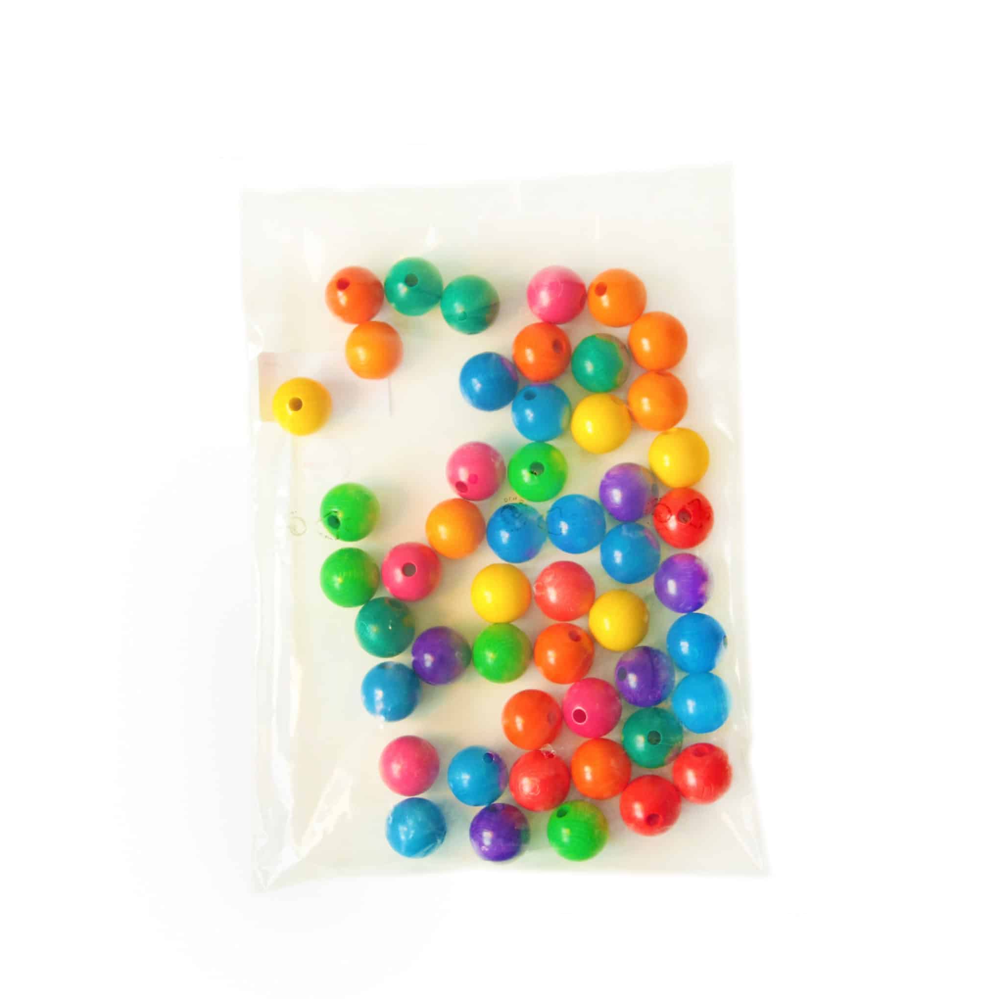 Wooden threading beads 3cm SINA Spielzeug