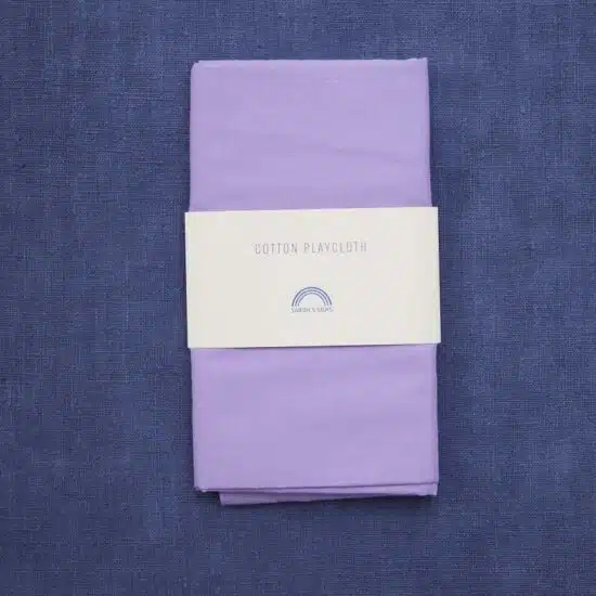 Cotton blossom cloth pastel lavender - Sarah's Silks