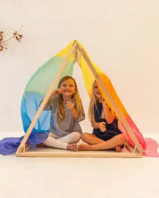 Giant playsilk rainbow 90 x 275 cm - Sarah's Silks