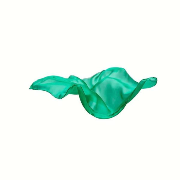 Mini soie de jeu- vert émeraude 53 x 53 cm - Sarah's Silks