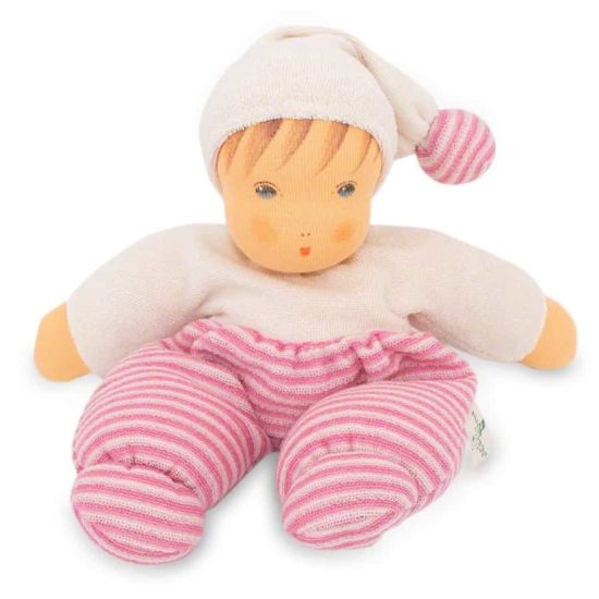 Möpschen Doll: pink (32 cm) - Nanchen Natur