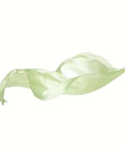 Playsilk: lime green 90 x 90 cm - Sarah's Silks