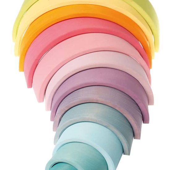 Large pastel rainbow (12 Pieces) - Grimm's 