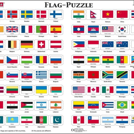 Maxi flag puzzle: English - Larsen