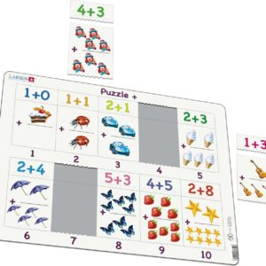 Maxi math puzzle: addition from 1 to 10 - Larsen