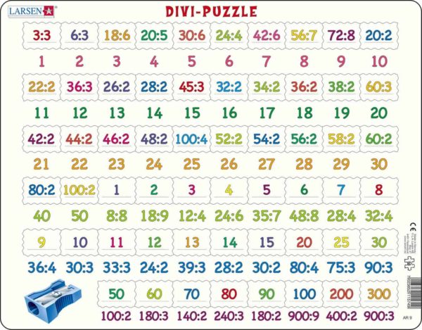 Maxi math puzzle: division - Larsen