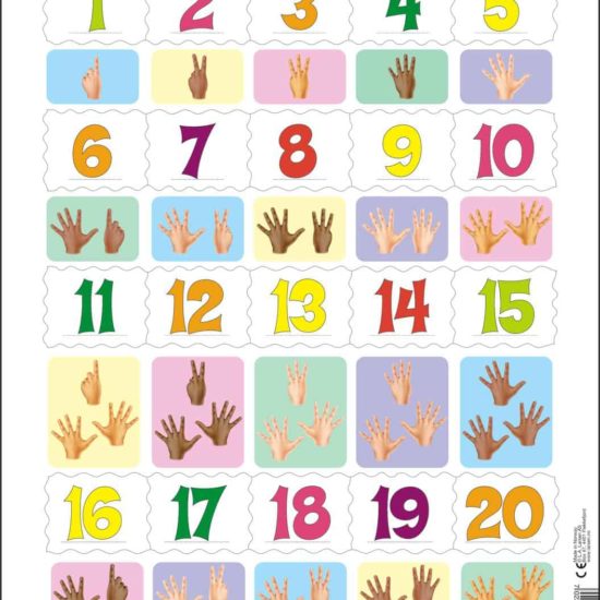 Maxi math puzzle: learn to count 1-20 - Larsen