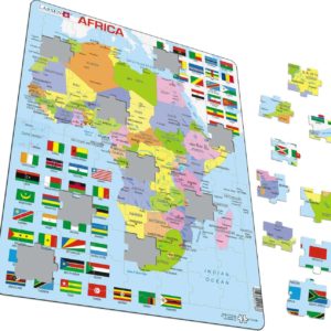 Maxi puzzle Africa political map: English - Larsen