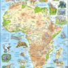 Maxi puzzle Africa with animals- English - Larsen