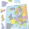 Maxi puzzle Europe Political Map A8 - English - Larsen