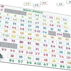 Maxi math puzzle: multiplication 2 to 9 - Larsen - Teia Education & Play