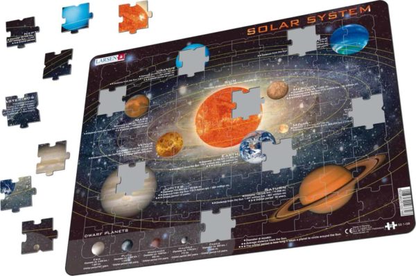 Maxi puzzle solar system: English - Larsen