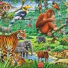 Maxi puzzle vibrant Asian jungle - Larsen
