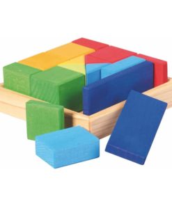 Wooden blocks- mixed shapes quadrat kit - Glückskäfer