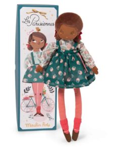 Fabric Doll Les Parisiennes: Cerise - Moulin Roty