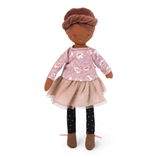 Fabric Doll Les Parisiennes: Rose - Moulin Roty