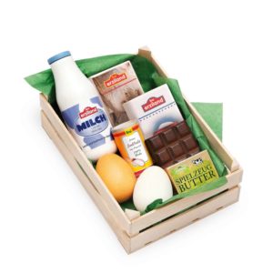 Nourriture en bois assortie d'ingrédients de cuisson - Erzi