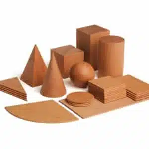 Wooden didactic geometrical shapes educational game - Erzi