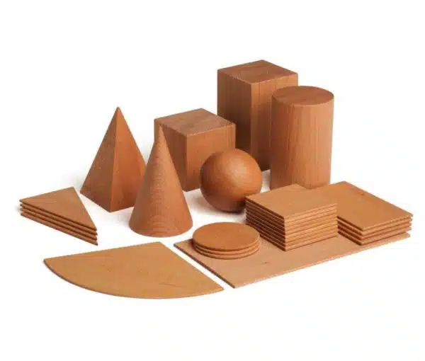 Jeu éducatif didactique de formes géométriques en bois - Erzi