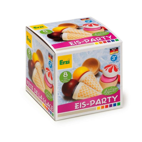 Wooden ice-cream party set - Erzi