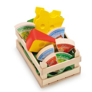 Aliments pour enfants en bois petit assortiment de fromages - Erzi