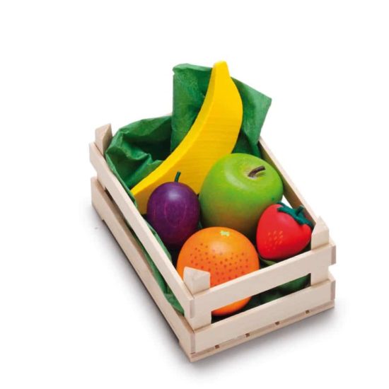 Wooden play food small assorted fruits - Erzi