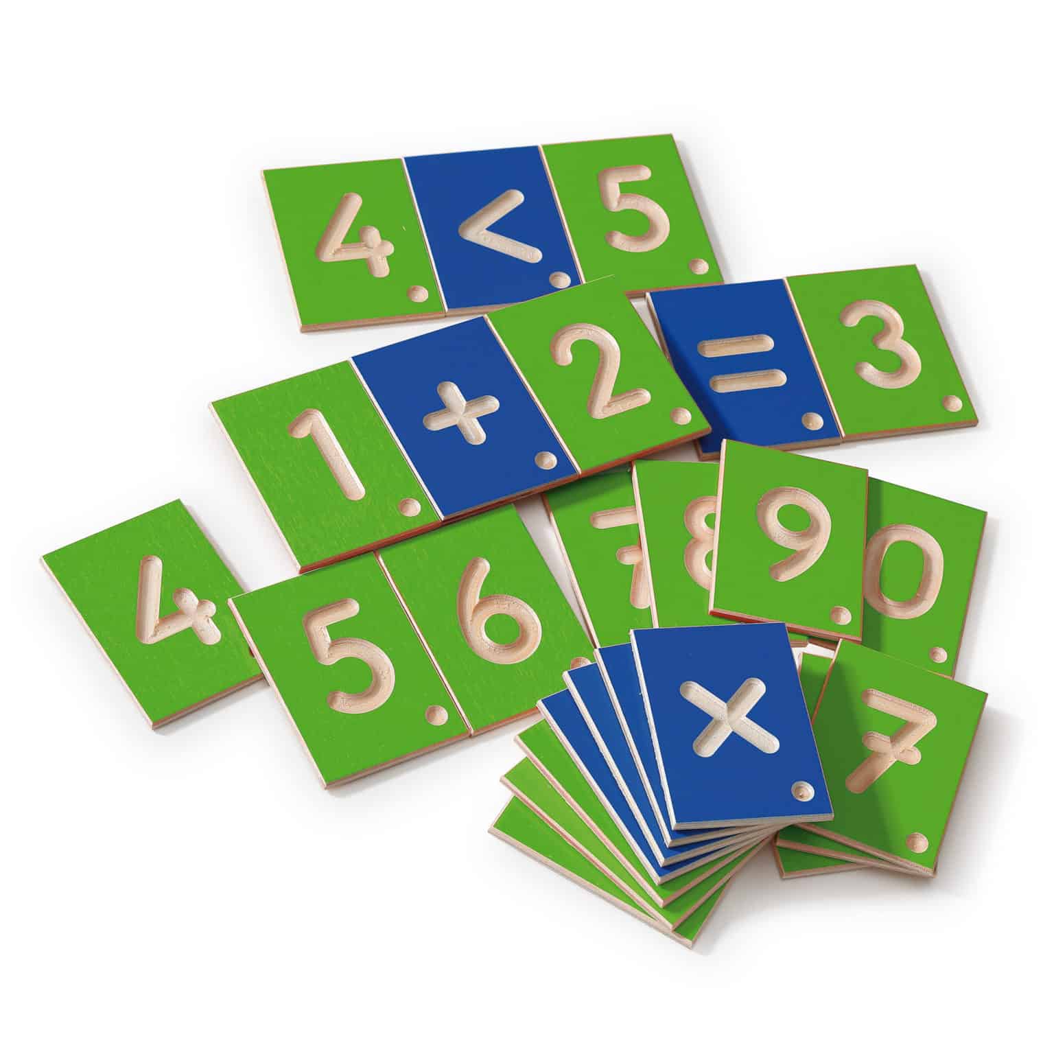 Wooden tactile numbers - Erzi - Teia Education & Play