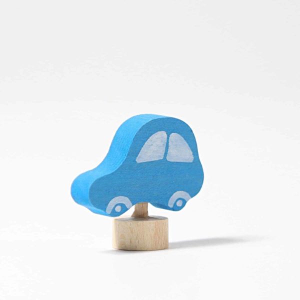Figure décorative voiture bleue - Grimm's