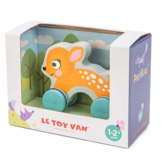Dotty Deer - wooden push toy - Le Toy Van