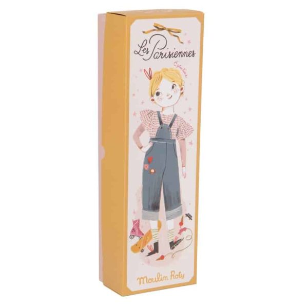 Fabric Doll Les Parisiennes: Mademoiselle Eglantine - Moulin Roty