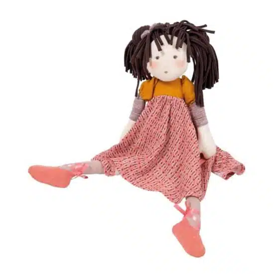Fabric Doll Les Rosalies- Prunelle - Moulin Roty