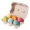 Handmade sustainable wooden toy Pastel wooden balls - Grimm's