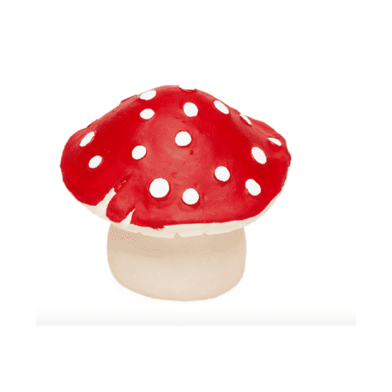Red Mushroom Natural Teether / Organic Baby Toy - Lanco
