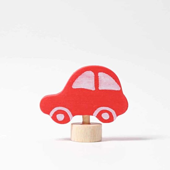 Red car decorative figure - Grimm's