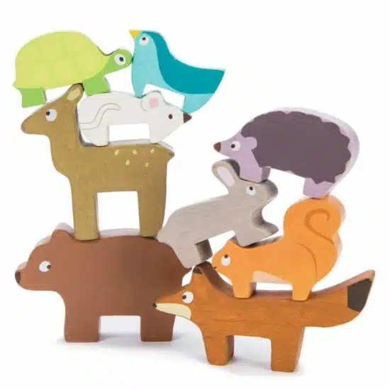 Wooden Forest Stacker Animals / Sustainable wooden toy - Le Toy Van