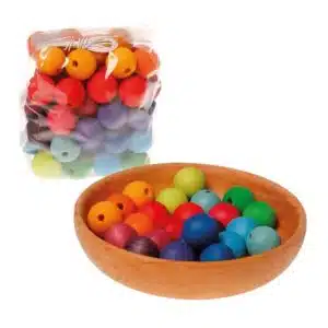 60 wooden beads - Grimm's2