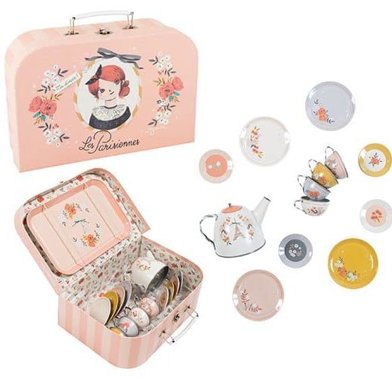 Tea service in a suitcase - Moulin Roty